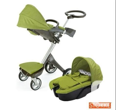 stokke xplory stroller with bassinet.